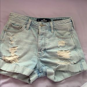Whitewash Jean shorts